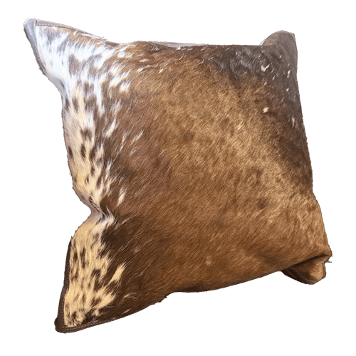Nguni Plain Full Skin Cushions with Genuine Leather Frame - Image 2
