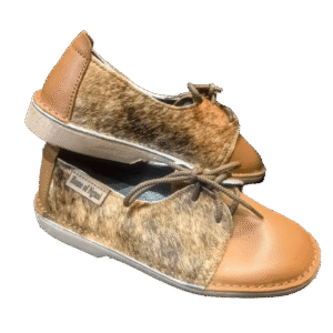 Ladies Dina Nguni Vellie - Brown Nguni