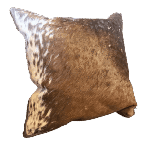 Nguni Plain Full Skin Cushions with Genuine Leather Frame