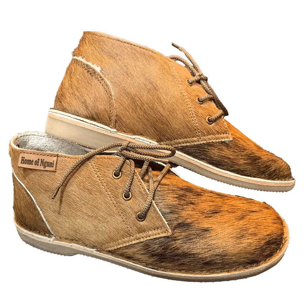 Men's Full Nguni Vellies - Dark Nguni or Brindle
